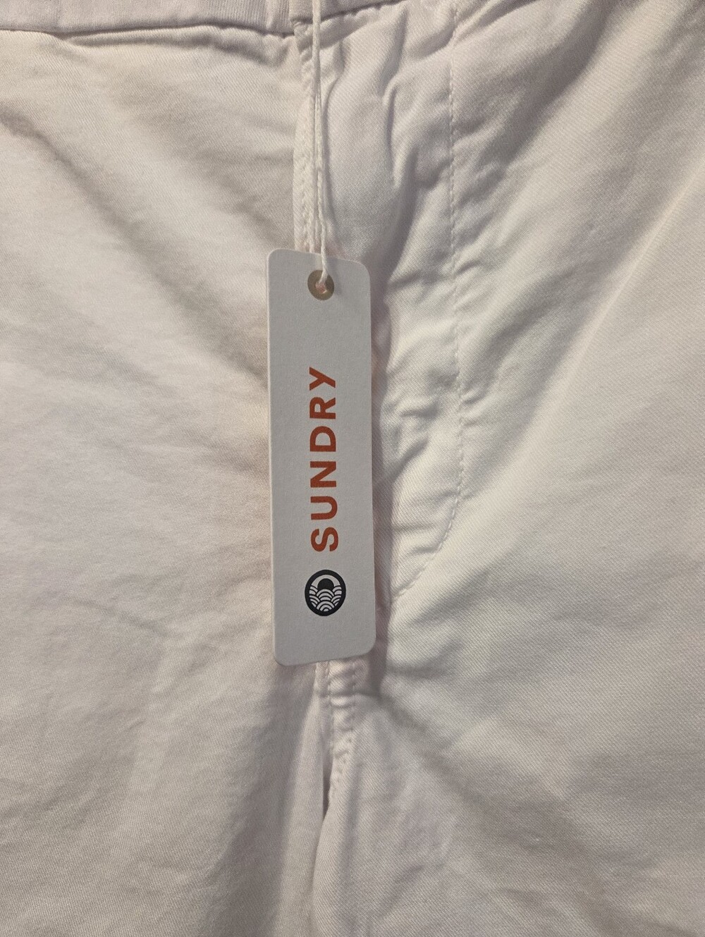 Sundry By Anthropologie Cropped Chino Pants- In White - Picture 2 of 8